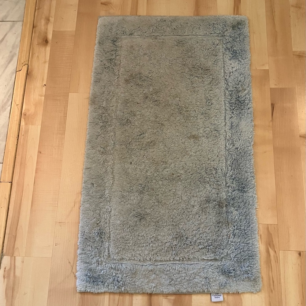 Well-Loved Blue The Company Store Bath Mat